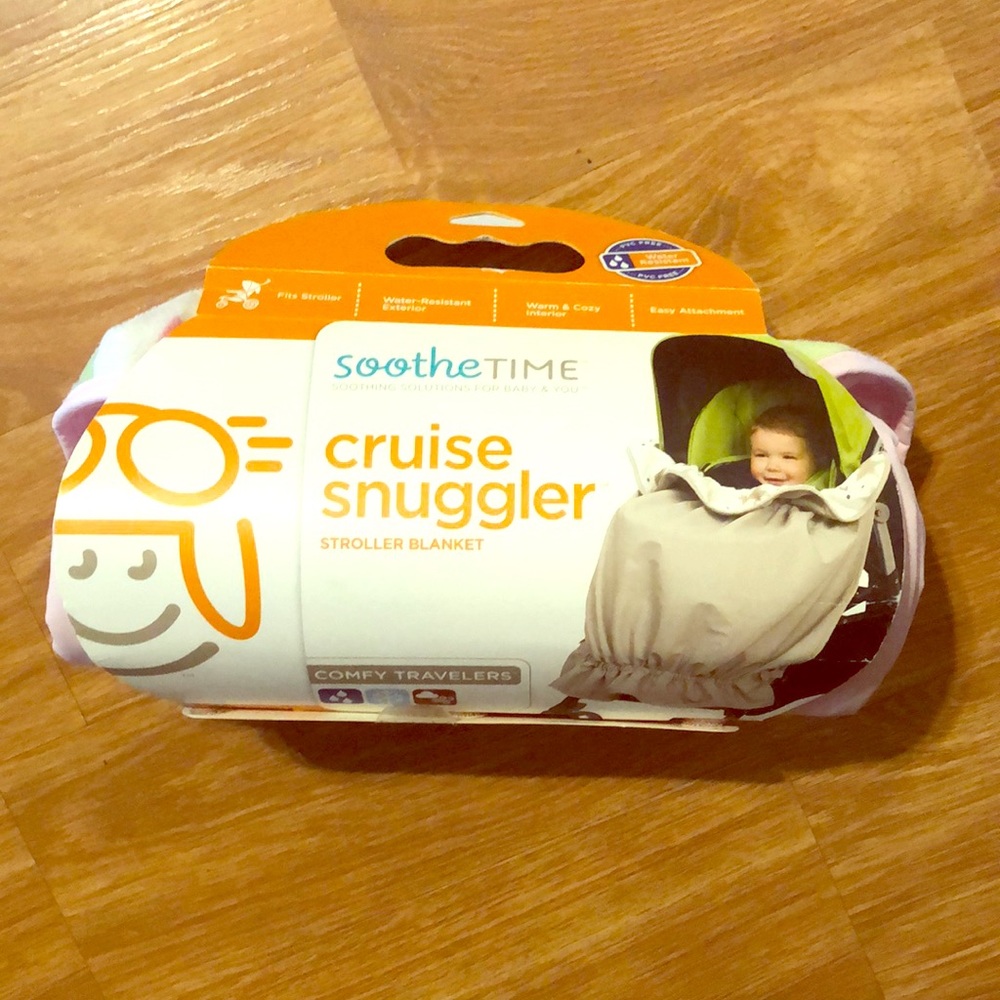 NWT SootheTime Cruise Snuggler Stroller Blanket